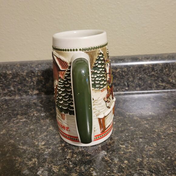 1984 Anheuser Busch Budweiser Holiday Stein Covered Bridge No Box - Picture 4 of 5